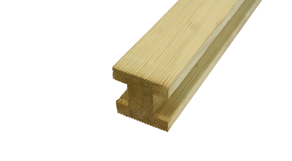Grange Decorative Elite Panel - Grooved H Fence Post
