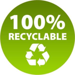 100 per cent recyclable 400and#215400