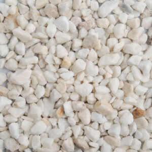 13323 Long Rake Spar Polar White Dashing 3 8mm Bulk Bag LRS Cut Out