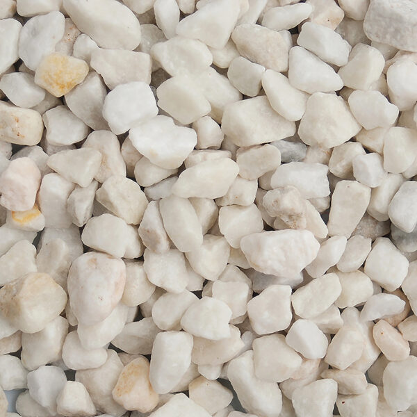 14111 Long Rake Spar Polar White 20mm Bulk Bag Cut Out
