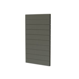 Aluminium Gate Infil Panels Pack of 10 and#8211 Olive Grey