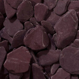 PADP50 00IBC Long Rake Spar Plum Slate Paddlestones 50 100mm Crate LRS Cut Out