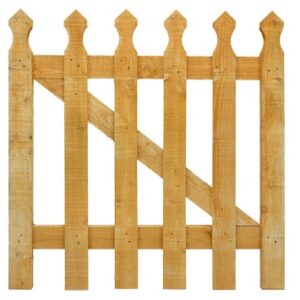 PALGT3 Grange Traditional Gates Palisade Gate Tulip 0.9m PALGT3 Cut Out