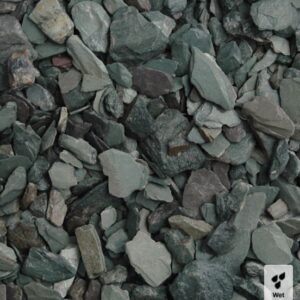 green slate wet