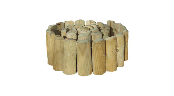 mini Log Edging 150mm GLE150P Cutout 1