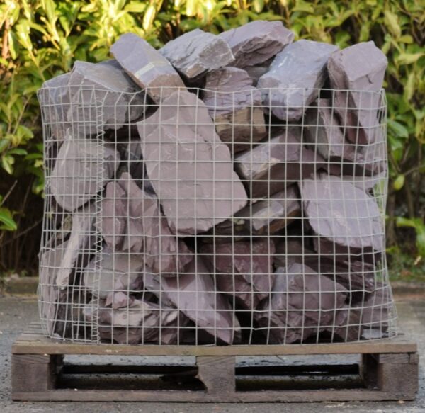 plum slate rockery