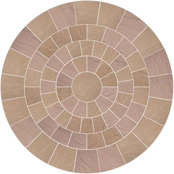 premium circles sunset