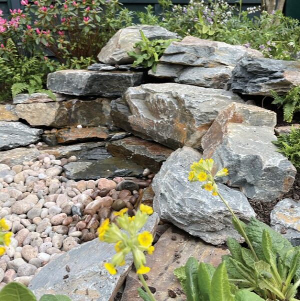 rustic slate rockery lifestyle