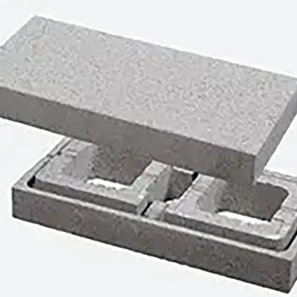 10128104 Pavestone Moodul Modular Walling Moodul Cover Stone Grey 60x30x9cm 48 Pieces Cut Out