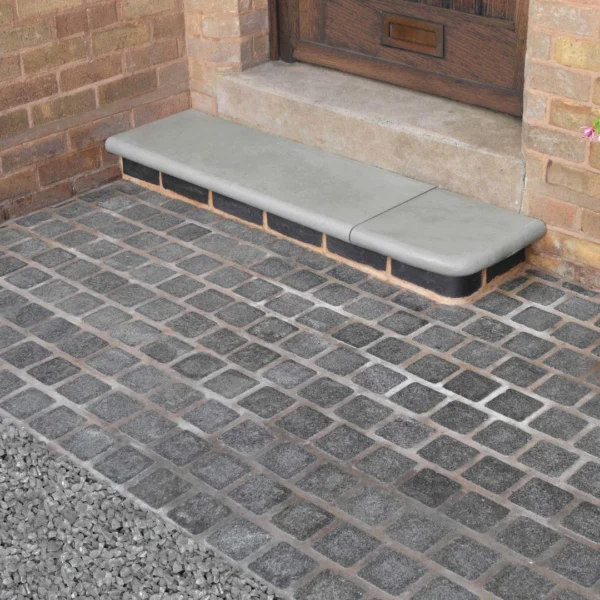 GraniteSetts Sawn Tumbled ImpalaBlack lifestyle
