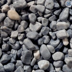 ice blue pebbles